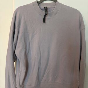 Vuori Crewneck Sweater Lavender Ice Size Small